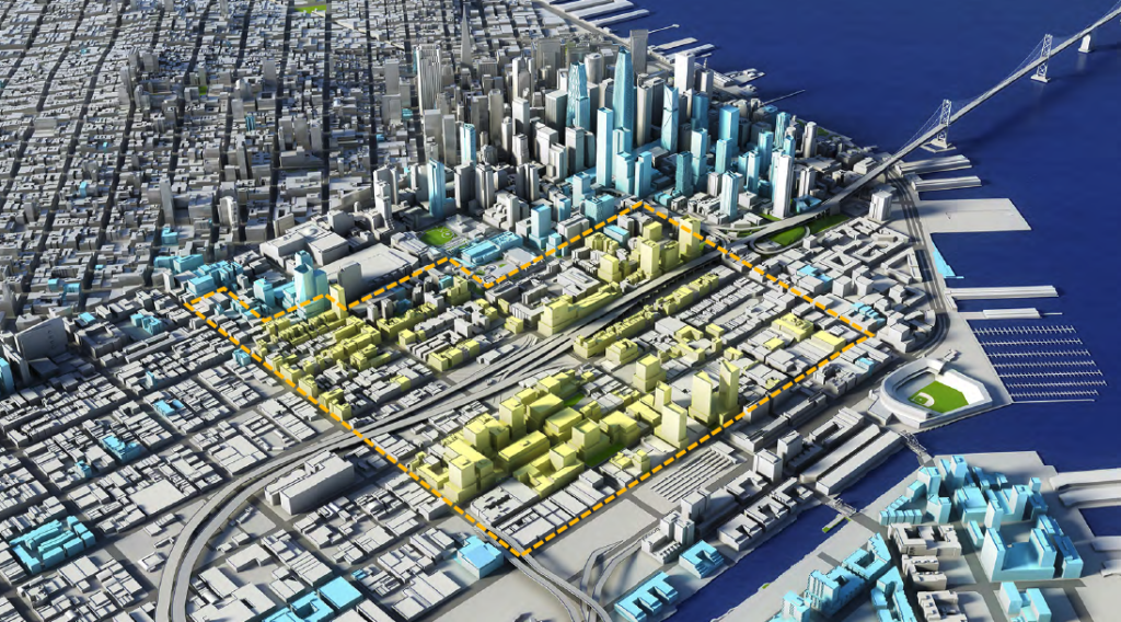 Evaluated the regenerative potential of Central SoMa - a 230-acre district adjacent to downtown